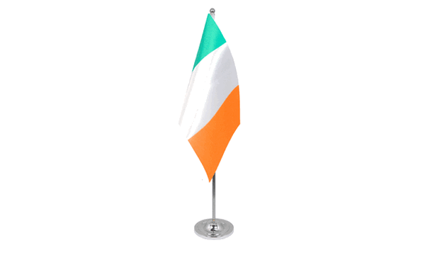 Ireland (Eire) Satin Table Flag